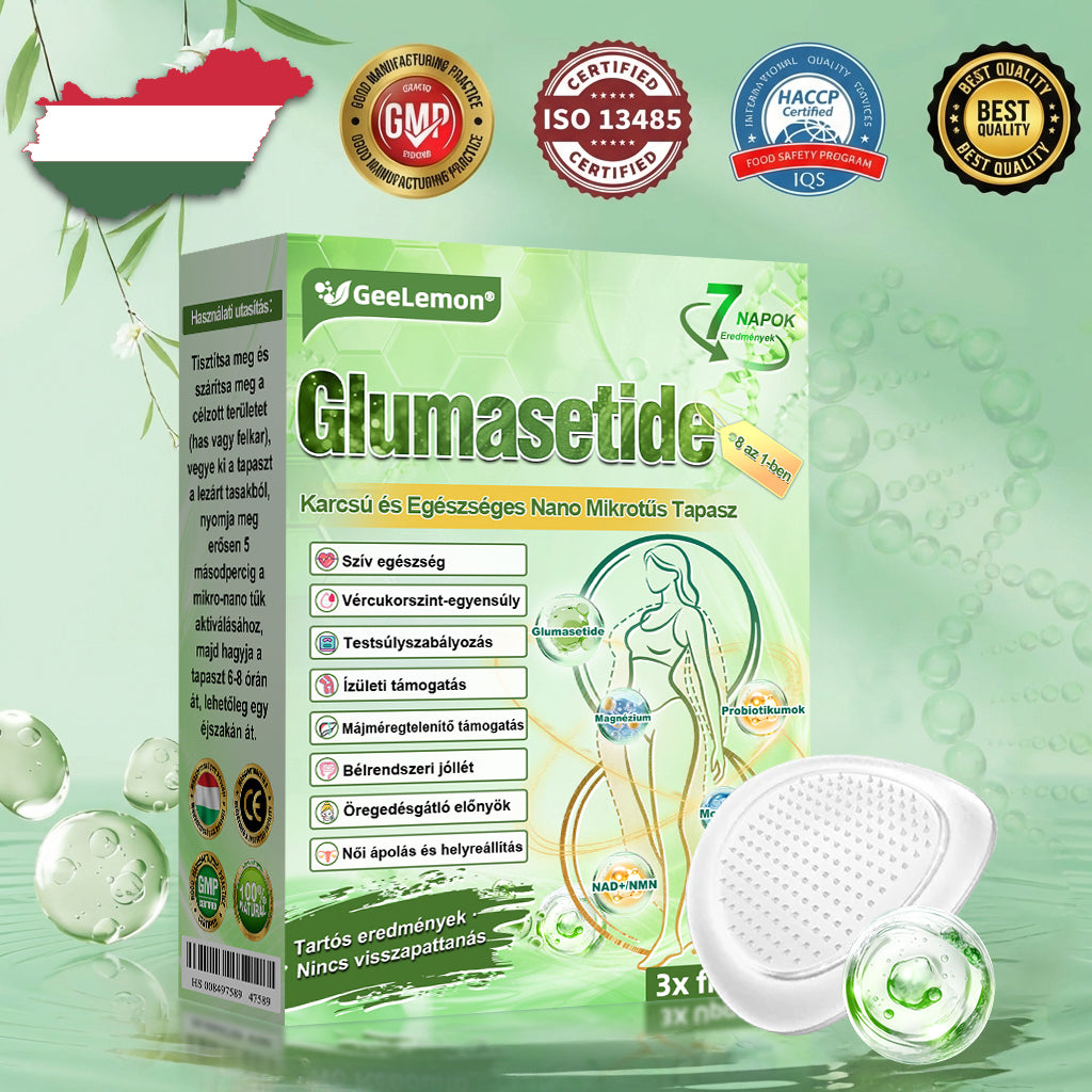 💎 Hivatalos bolt| 🎁 𝐆𝐞𝑒𝐿𝑒𝐦𝐨𝐧® Glumasetide 8 az 1-ben Karcsú és Egészséges Nano Mikrotűs Tapasz (Napi 1 alkalom — látható változás akár 7 nap alatt) ✅ Elhízásra, bőrfeszesítésre, cukorbetegségre, alvási apnoéra, ízületekre stb 🇭🇺