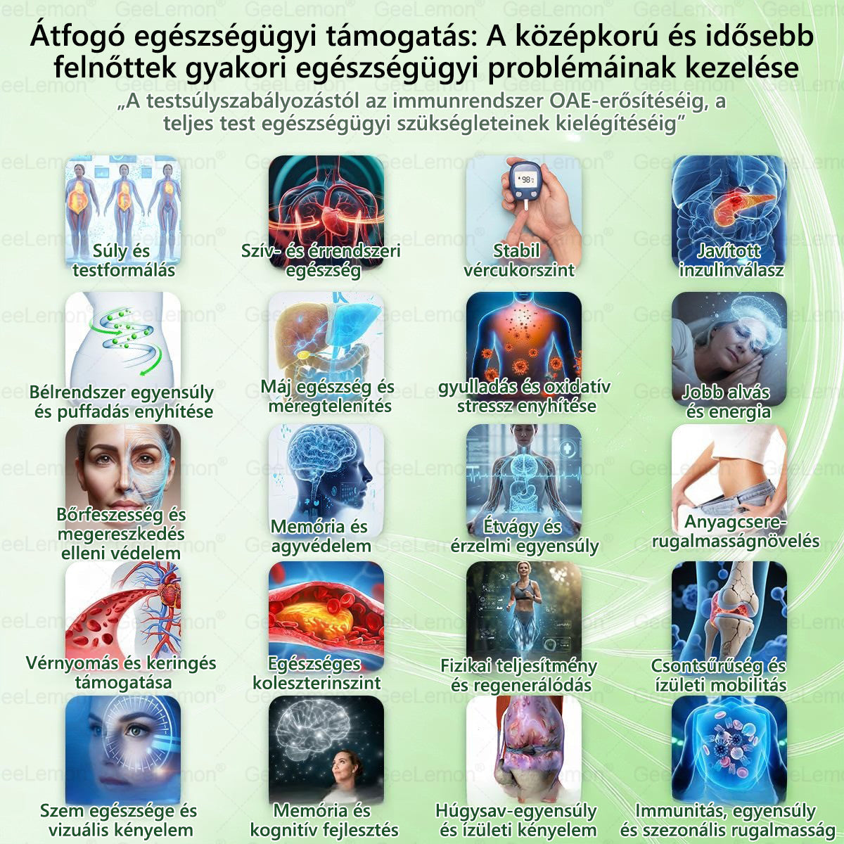 🌿Hivatalos bolt | 𝐆𝐞𝑒𝐿𝑒𝐦𝐨𝐧® Glumasetide 8 az 1-ben Karcsú és Egészséges Nano Mikrotűs Tapasz (Napi 1×, látható változás 7 nap alatt) Berberin + Moringa ✅ Elhízásra, laza bőrre, cukorbetegségre, alvási apnoéra, ízületekre stb. 💥💥🇭🇺