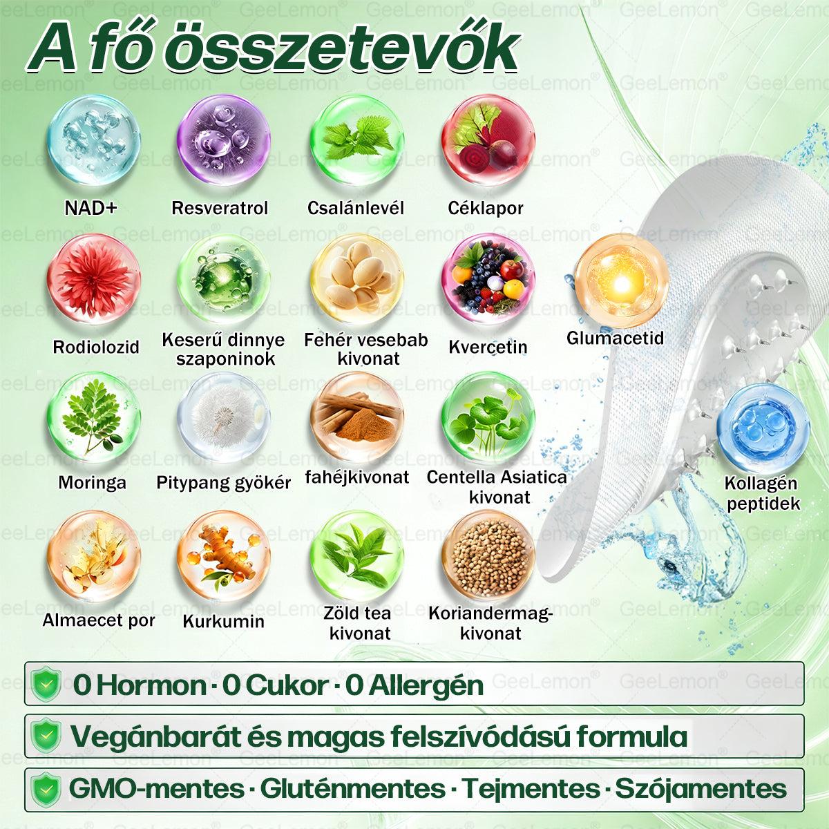 🌿Hivatalos bolt | 𝐆𝐞𝑒𝐿𝑒𝐦𝐨𝐧® Glumasetide 8 az 1-ben Karcsú és Egészséges Nano Mikrotűs Tapasz (Napi 1×, látható változás 7 nap alatt) Berberin + Moringa ✅ Elhízásra, laza bőrre, cukorbetegségre, alvási apnoéra, ízületekre stb. 💥💥🇭🇺