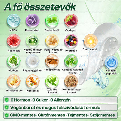 🌿Hivatalos bolt | 𝐆𝐞𝑒𝐿𝑒𝐦𝐨𝐧® Glumasetide 8 az 1-ben Karcsú és Egészséges Nano Mikrotűs Tapasz (Napi 1×, látható változás 7 nap alatt) Berberin + Moringa ✅ Elhízásra, laza bőrre, cukorbetegségre, alvási apnoéra, ízületekre stb. 💥💥🇭🇺