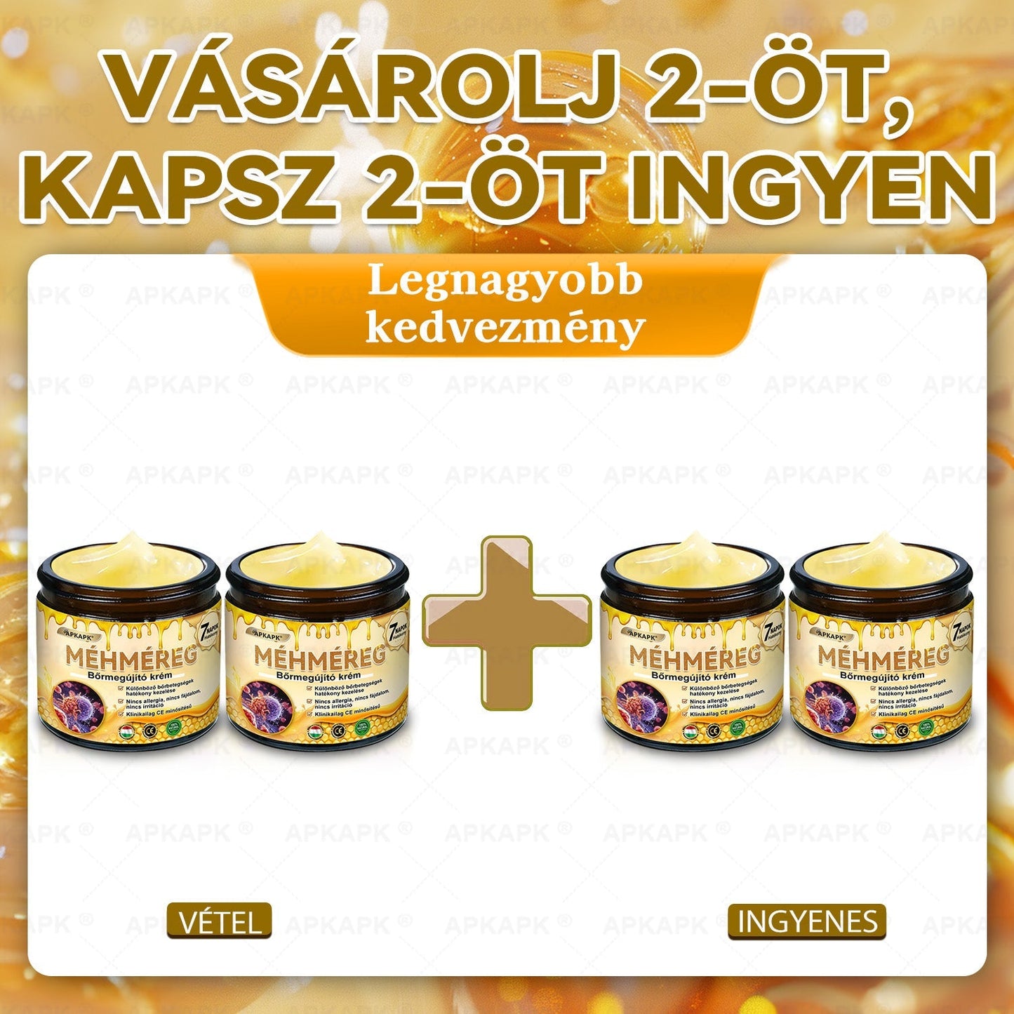 Ajánlott a Semmelweis Kórház által · BENU hivatalos üzlet✨✨ 𝖠𝖯𝖪𝖠𝖯𝖪® méhméreges bőrmegújító krém